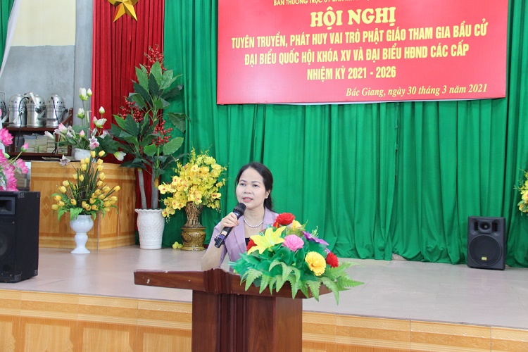 Ủy ban MTTQ tỉnh tổ chức Hội nghị tuyên truyền phát huy vai trò Phật giáo tham gia bầu cử đại...